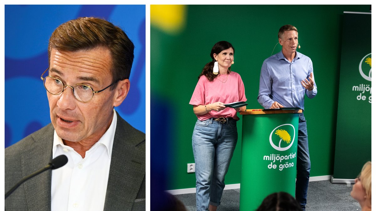 M-ledaren Ulf Kristersson hade helst sett Miljöpartiet under riksdagsspärren i valet 2022.